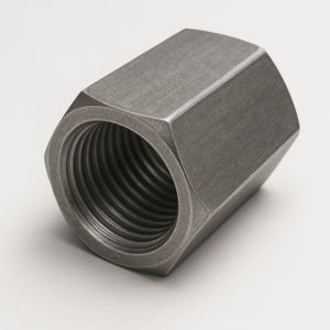 Гайка соединительная хромированная ХН35ВТ М24 мм DIN 6334 в наличии в Благовещенске