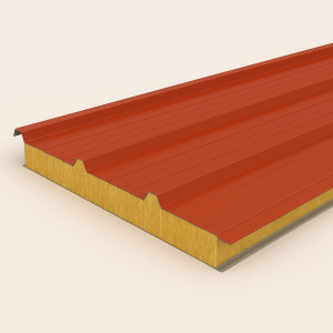 Кровельная сэндвич-панель МВ 120 мм RAL 1014 в наличии в Благовещенске