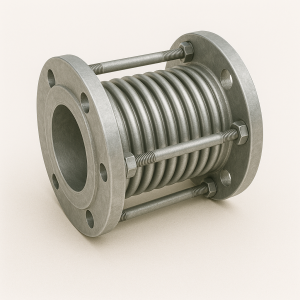 Компенсатор стальной осевой фланцевый ДУ 100 в наличии в Благовещенске