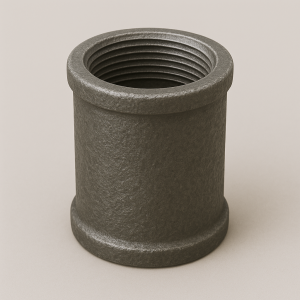 Чугунная муфта переходная ДУ 25х20 (1 х 3/4 дюйма) ГОСТ 8957-75 оцинкованная в наличии в Благовещенске
