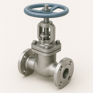 Задвижка нержавеющая фланцевая Ду 80 Ру 16 в наличии в Благовещенске