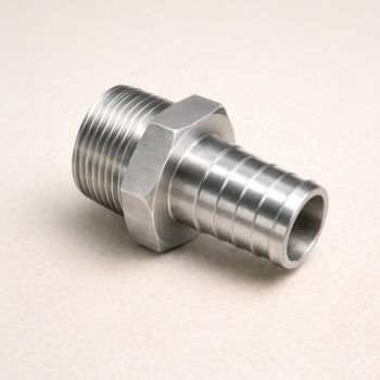 Резьбовой штуцер приварной AISI 304 DIN 11851 18х1,5 мм в наличии в Благовещенске