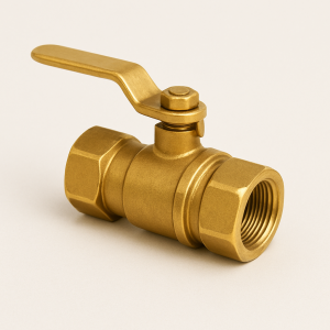 Латунный кран шаровой проходной муфтовый ДУ 20 РУ 10 ГОСТ 15527-2004 в наличии в Благовещенске